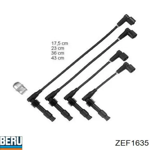 ZEF1635 Beru высоковольтные провода