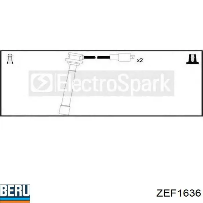 ZEF1636 Beru Провода высоковольтные