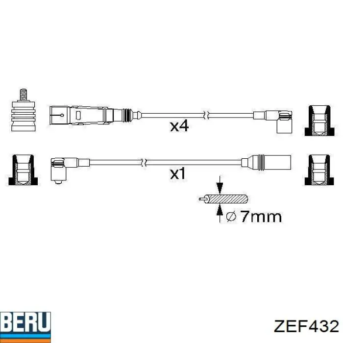 Бронепровода NGK RCVW218