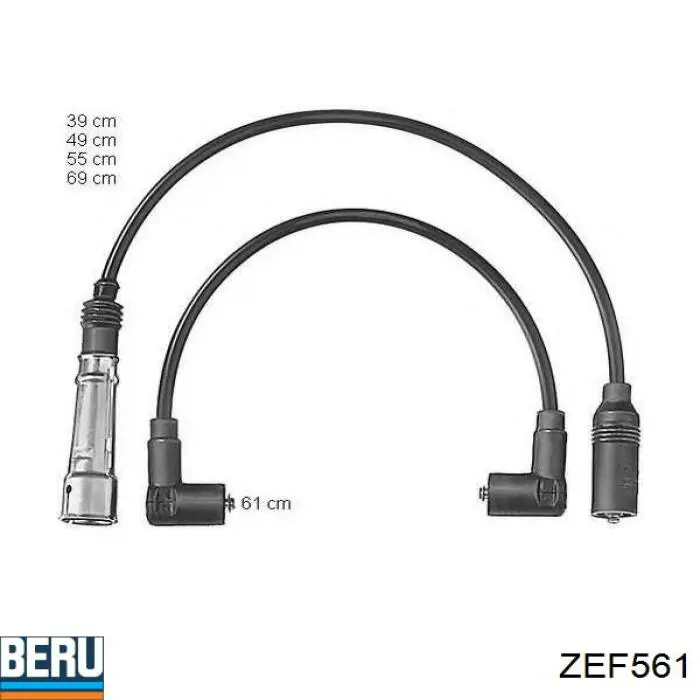 ZEF561 Beru высоковольтные провода