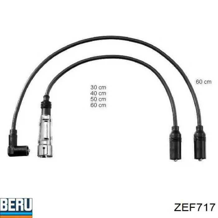 ZEF717 Beru высоковольтные провода