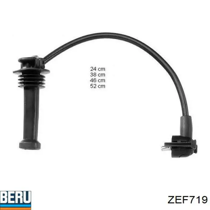 ZEF719 Beru высоковольтные провода