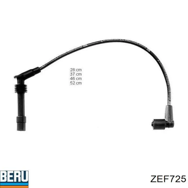 ZEF725 Beru высоковольтные провода