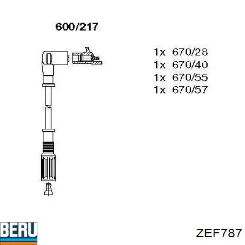 Бронепровода Beru ZEF787
