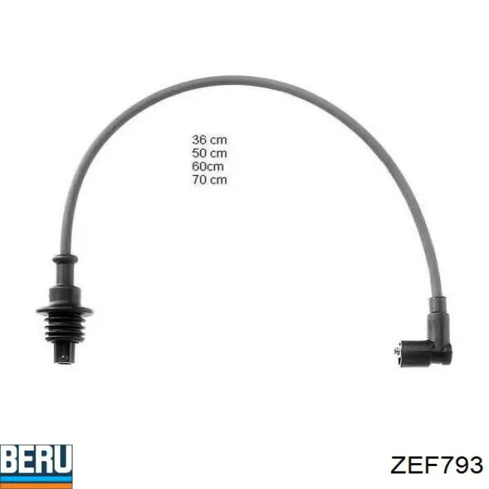 ZEF793 Beru высоковольтные провода