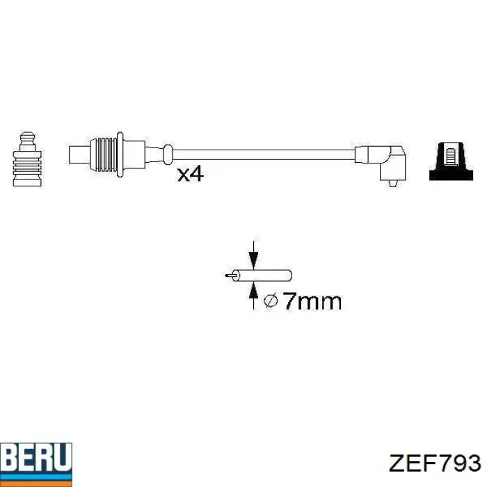 Высоковольтные провода INF270202S InA-For
