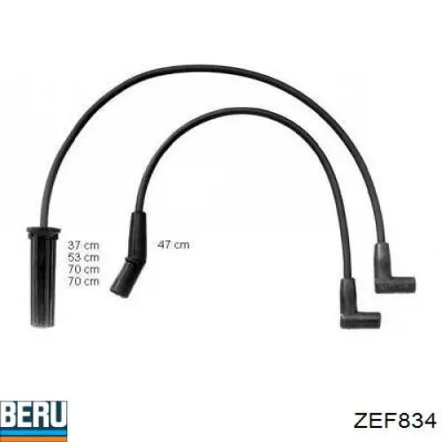 ZEF834 Beru высоковольтные провода