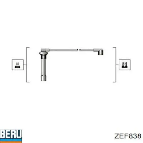 Высоковольтные провода ZEF838 Beru