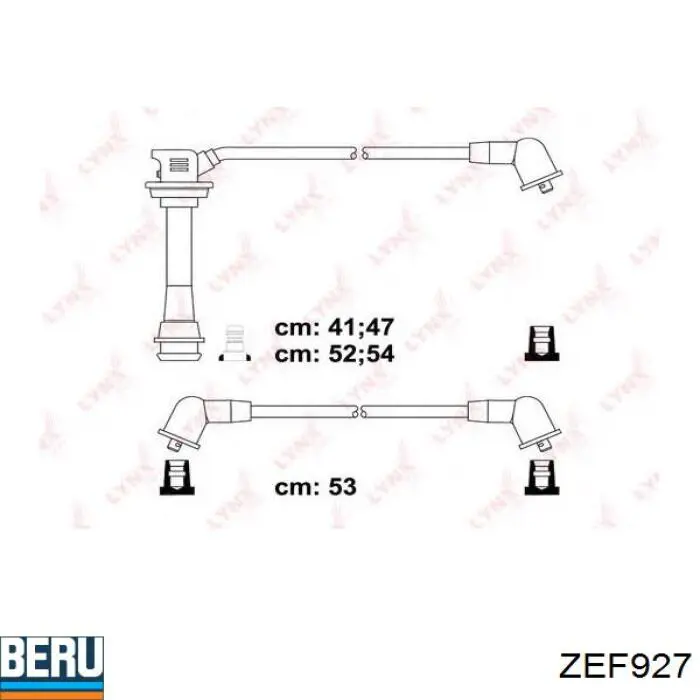 Высоковольтные провода ZEF927 Beru