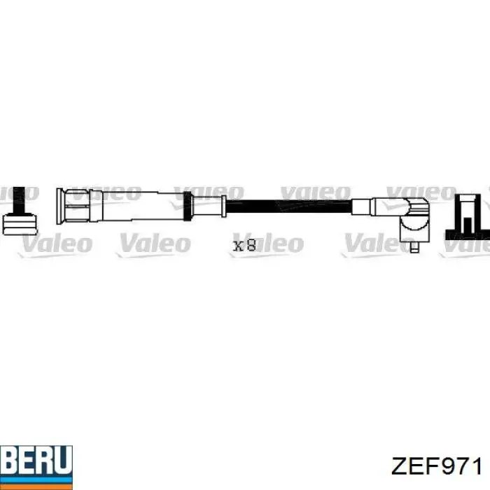 Высоковольтные провода ZEF971 Beru