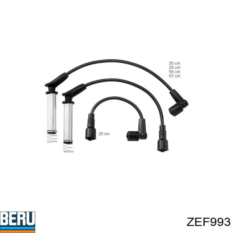 ZEF993 Beru высоковольтные провода