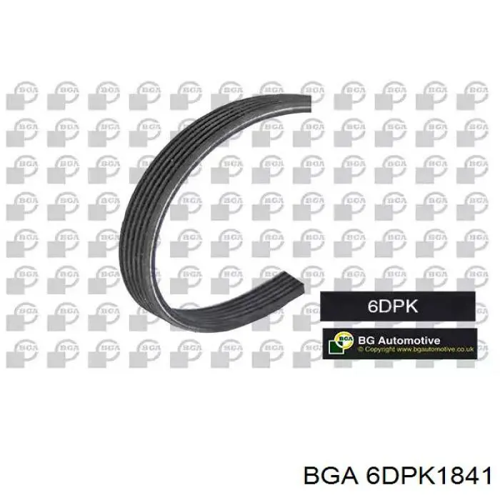 6DPK1841 BGA Поликлиновый ремень