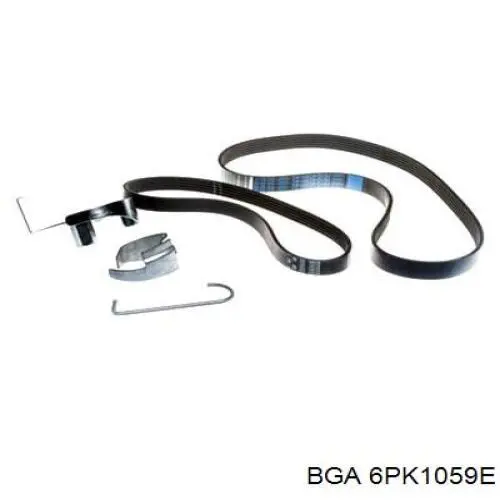 Клиновый ремень BGA 6PK1059E цена, от 12.12 USD