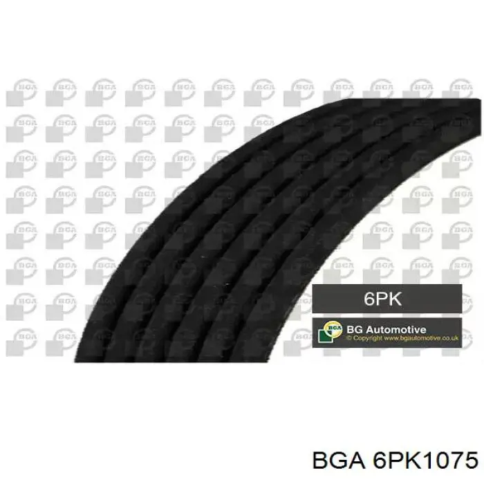 6PK1075 BGA ремень агрегатов приводной