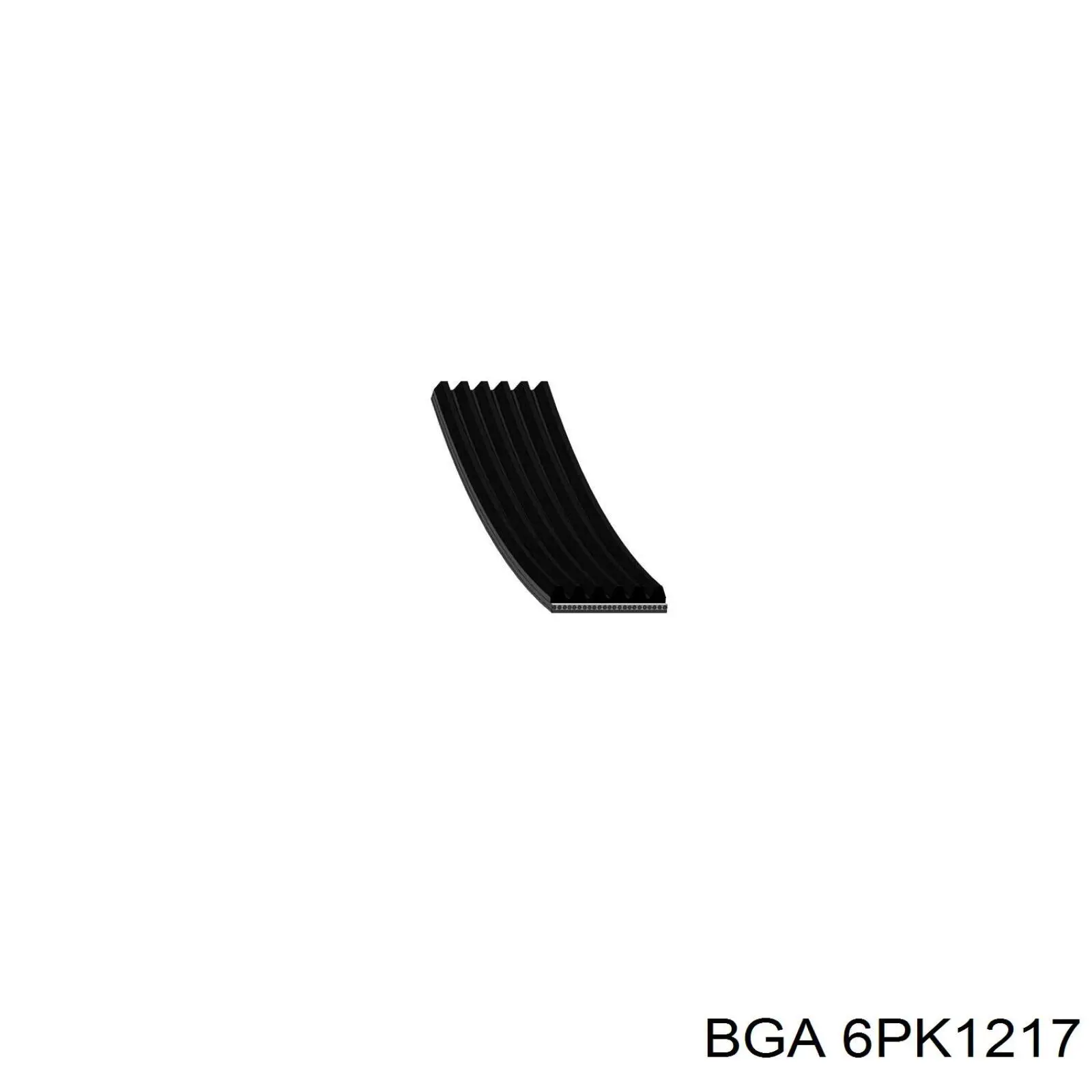 Correa trapezoidal 6PK1217 BGA