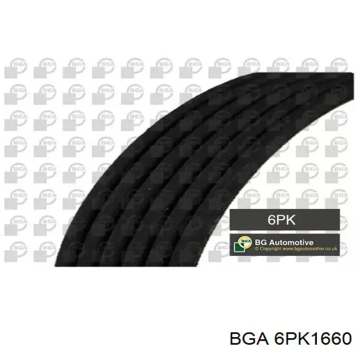 6PK1660 BGA correia dos conjuntos de transmissão
