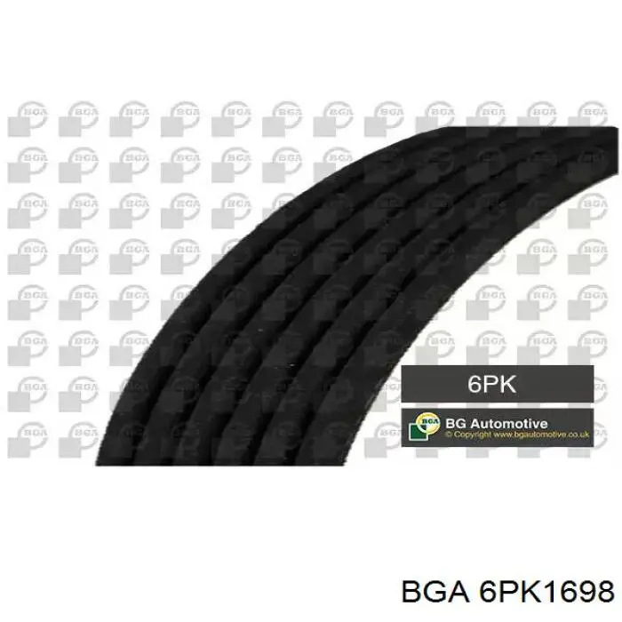 6PK1698 BGA ремень генератора