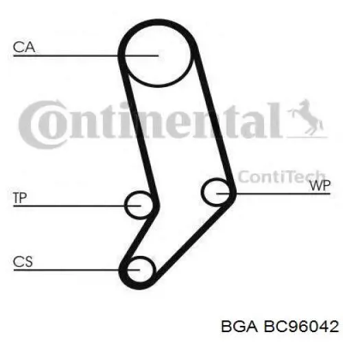 Ролик ГРМ BC96042 BGA