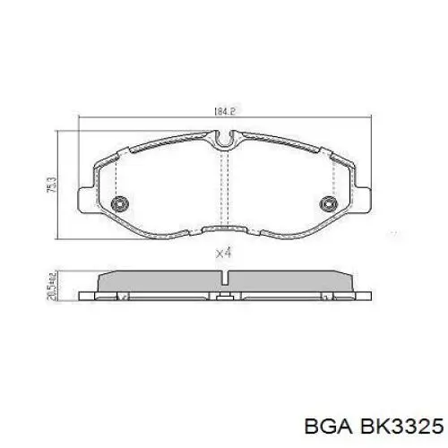 Купить BK3325 BGA Болт ГБЦ