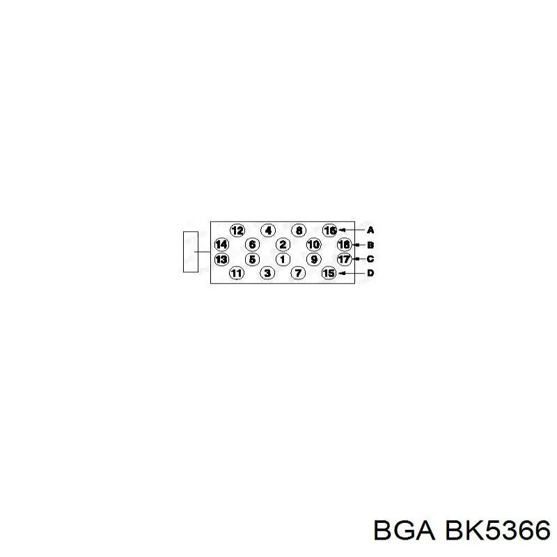 BK5366 BGA болт гбц