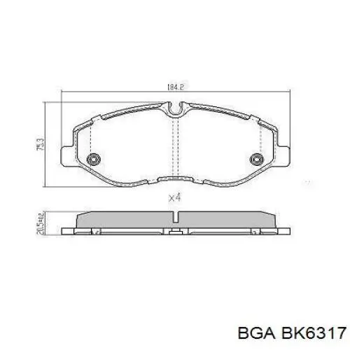 Купить BK6317 BGA Болт ГБЦ