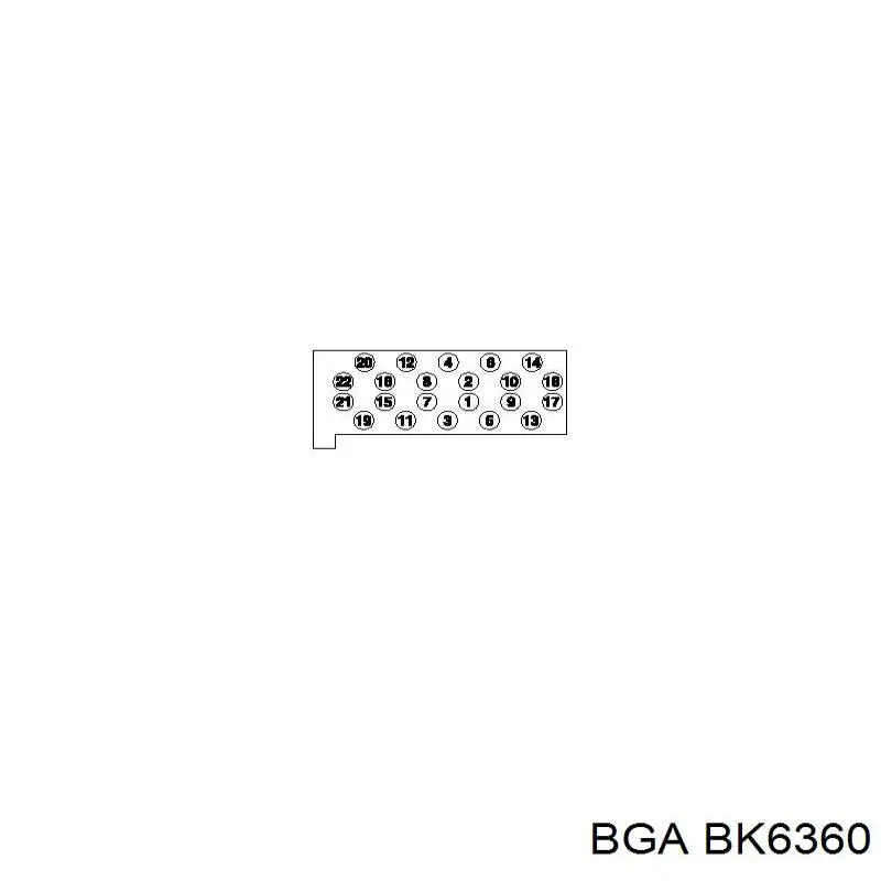 Болт головки блока цилиндров, ГБЦ BGA BK6360 цена, от 24.83 USD