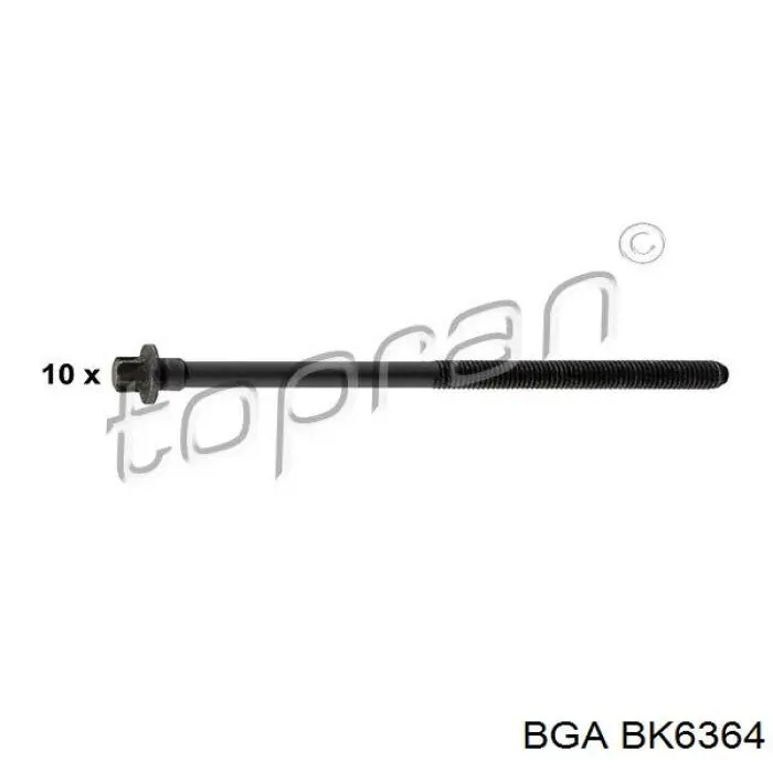 Болт головки блока цилиндров, ГБЦ BGA BK6364 цена, от 12.69 USD