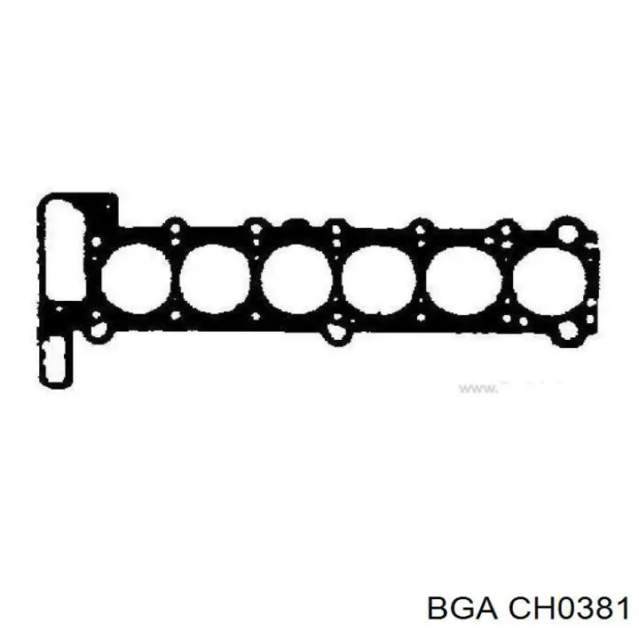 CH0381 BGA прокладка гбц
