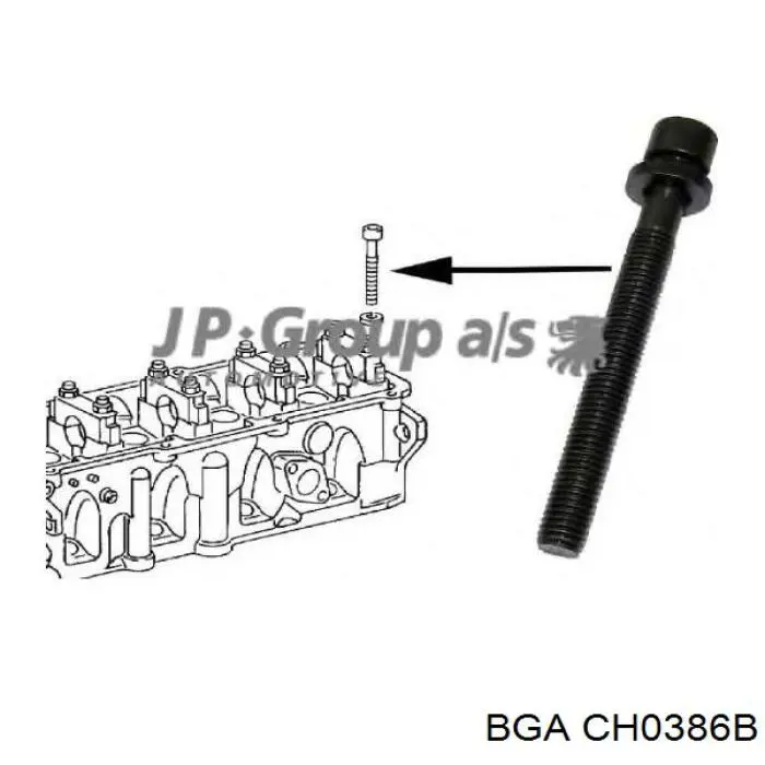 CH0386B BGA прокладка гбц