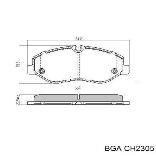 Купить CH2305 BGA Прокладка ГБЦ