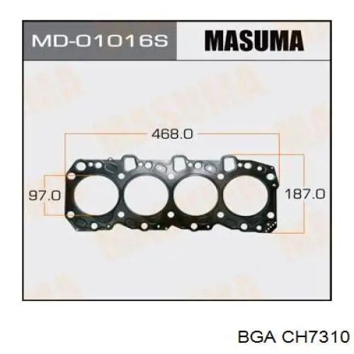 Прокладка ГБЦ BGA CH7310 цена, от 15.63 USD