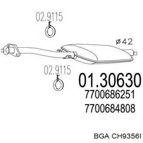 Прокладка ГБЦ BGA CH9356I цена, от 24.91 USD