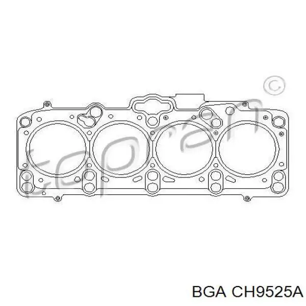 CH9525A BGA прокладка гбц