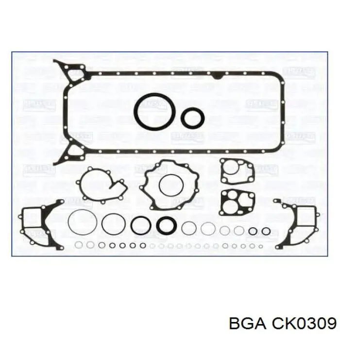 Juego completo de juntas, motor, inferior CK0309 BGA