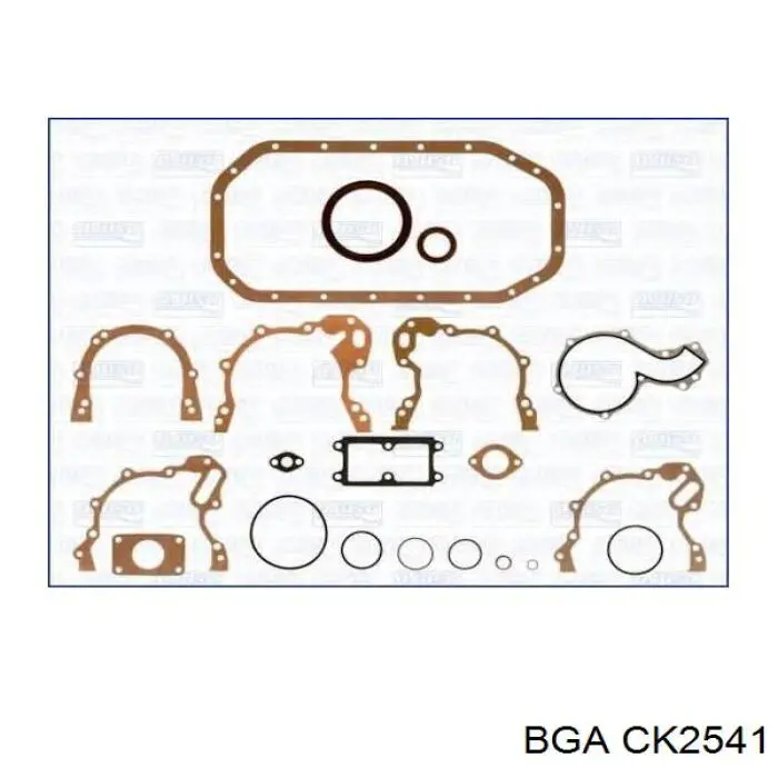 CK2541 BGA комплект прокладок двигателя нижний