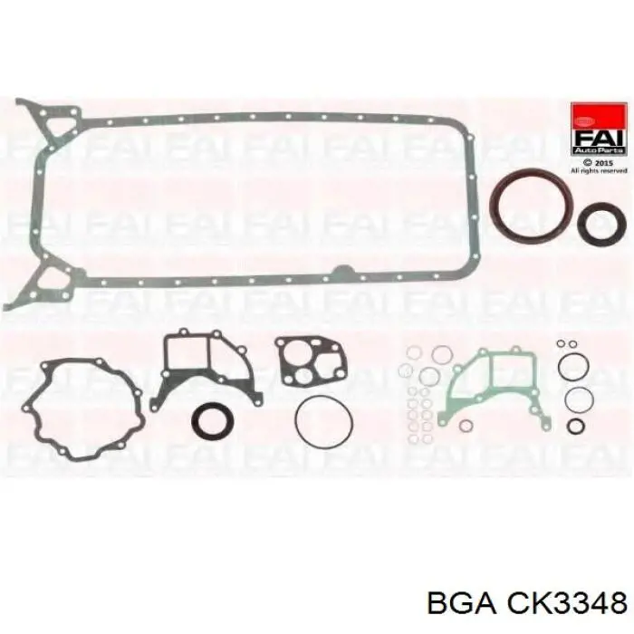 Нижний комплект прокладок двигателя BGA CK3348 цена, от 49.66 USD