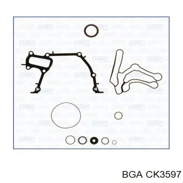 Нижний комплект прокладок двигателя BGA CK3597 цена, от 43.47 USD