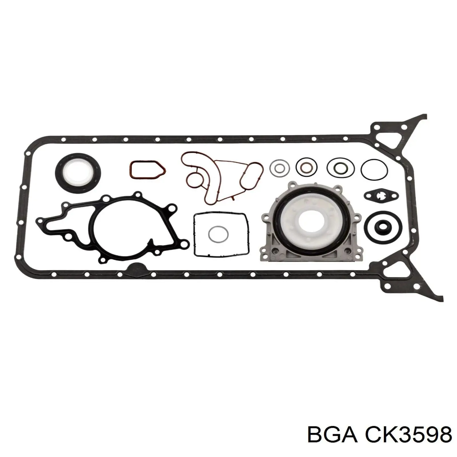 CK3598 BGA комплект прокладок двигателя нижний