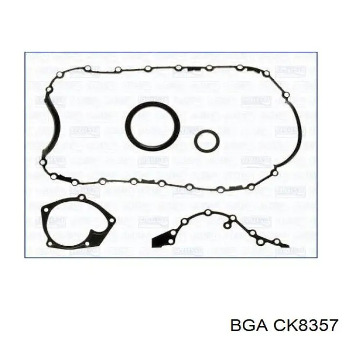 CK8357 BGA комплект прокладок двигателя нижний