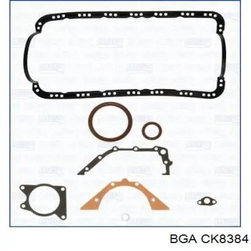 CK8384 BGA Комплект прокладок двигателя, нижний