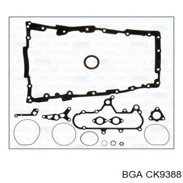 Нижний комплект прокладок двигателя BGA CK9388 цена, от 20.02 USD