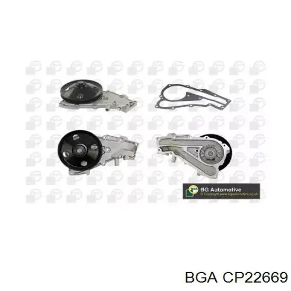 CP22669 BGA помпа водяная (насос охлаждения, в сборе с корпусом)