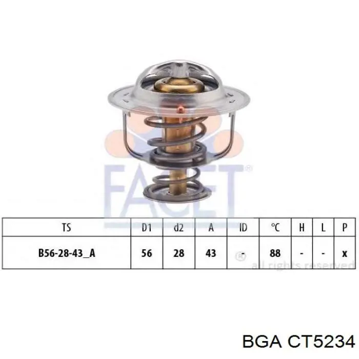 Термостат в корпусе BGA CT5234 цена, от 7.33 USD