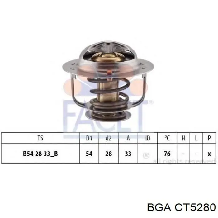 Купить CT5280 BGA Автомобильный термостат