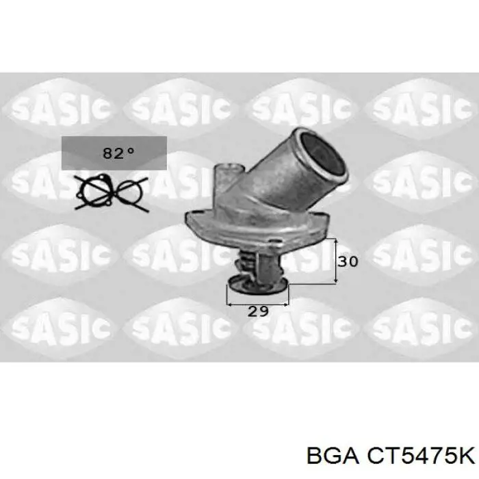 Термостат в сборе BGA CT5475K