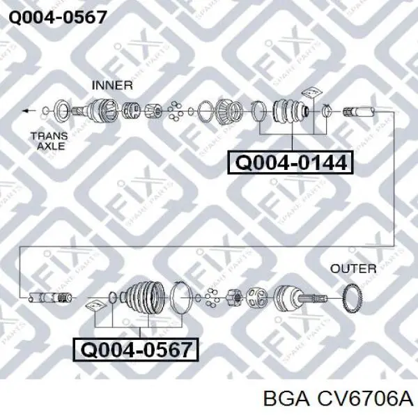 Купить CV6706A BGA Внешняя граната