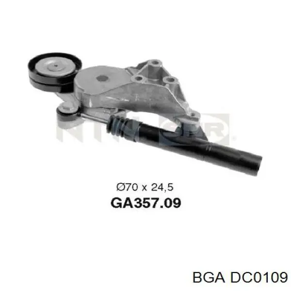 Роликовий модуль натяжителя ремня BGA DC0109 цена, от 54.56 USD