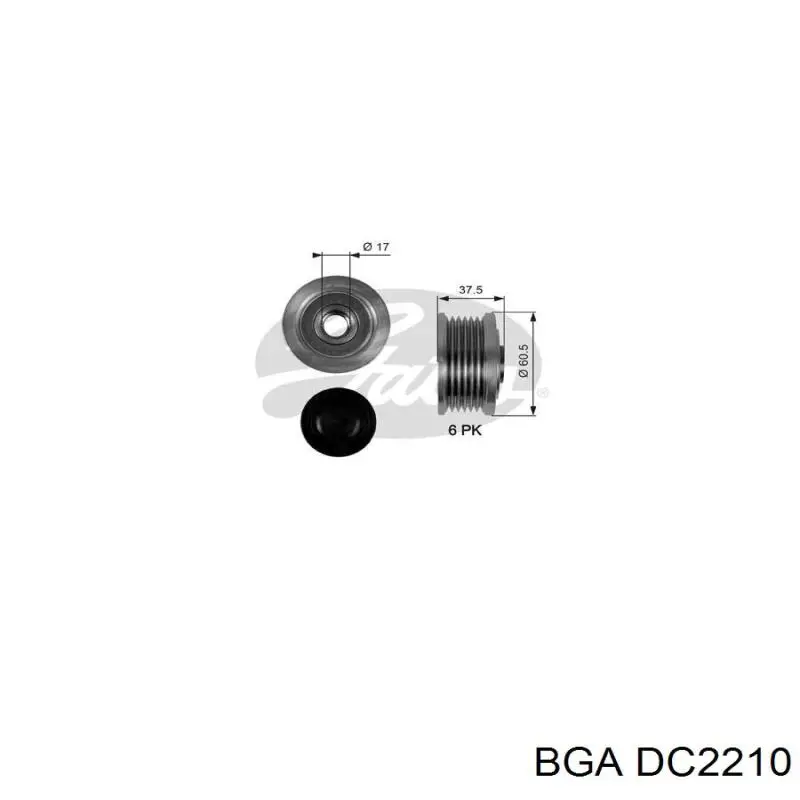 Инерционный шкив BGA DC2210 цена, от 25.50 USD