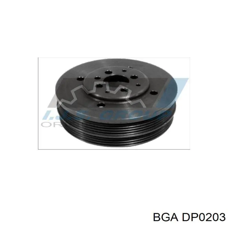 Шкив коленвала (демпфер) BGA DP0203 цена, от 55.63 USD