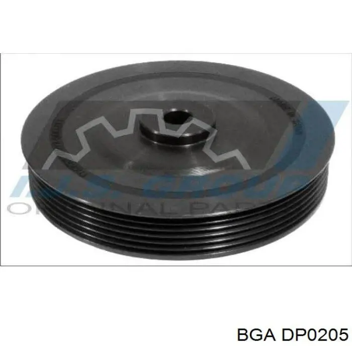 Демпфер коленвала BGA DP0205